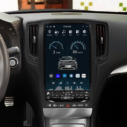 Qualcomm6125/Sc7870/S7865/T9 13.6" Vertical Screen Android 12/13/14 Fast boot Navigation Receiver for Infiniti G25 G35 G37 Q40 Q60 2007 - 2015