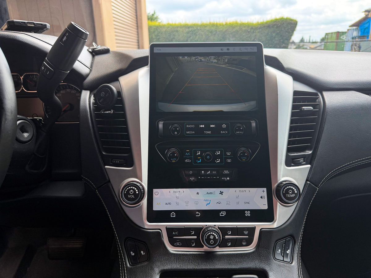 12.1/14.5" 13/14 Fast boot Vertical Screen Navigation Radio for Chevrolet Tahoe Suburban GMC Yukon 2015 - 2020