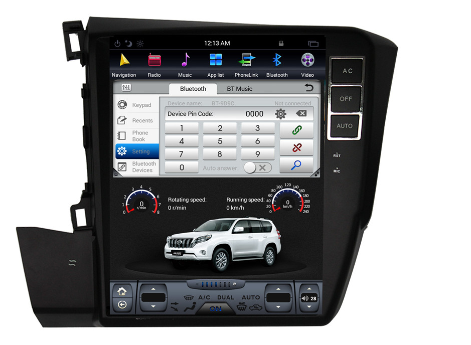 [ G6 octa-core ] 10.4" Vertical Screen Android 13 Fast boot Navigation Radio for Honda Civic 2012
