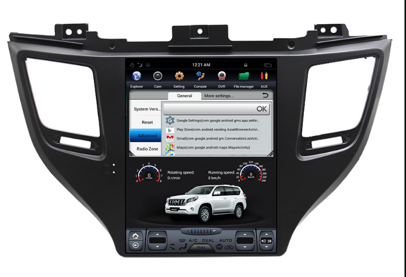 [ G6 octa-core ] 10.4" Vertical Screen Android 13 Fast Boot Navigation Radio for Hyundai Tucson 2016 - 2018