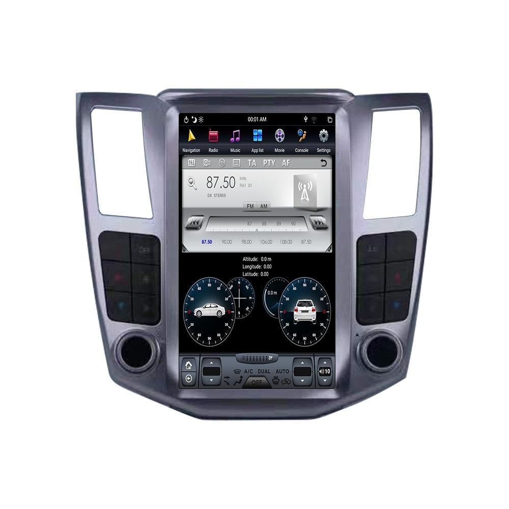 [ G6 octa-core ] 11.8" Vertical Screen Android 13 Fast boot Navigation Radio for Lexus RX RX300 RX330 RX350 RX400h 2003 - 2008
