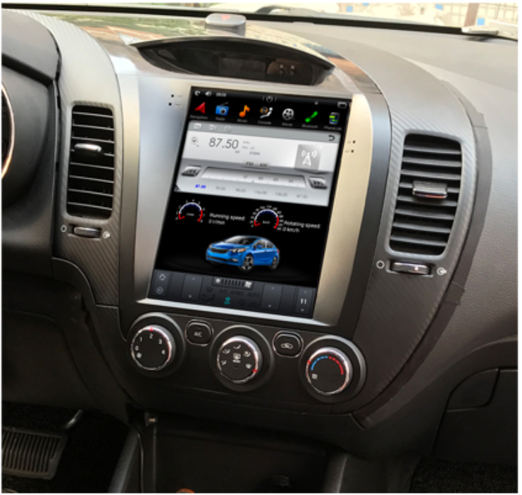 [ PX6 six-core ] 10.4" Vertical Screen Android 9 Fast boot Navigation Radio for Kia Cerato Forte K3 2012 - 2018