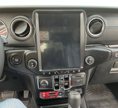 [ Hot-sale ] 14.5/12.1”Android 13/14 Vertical Screen Navigation Radio for Jeep Wrangler/Rubicon/Gladiator 2018 - 2023