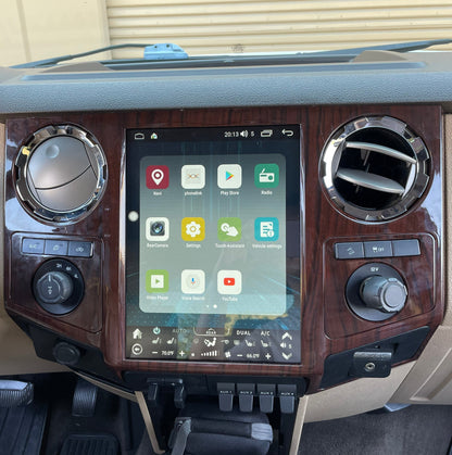 12.1 inch Android 13/14 Vertical Screen Navigation Radio for Ford F-250 F-350 Super Duty trucks 2008 - 2016