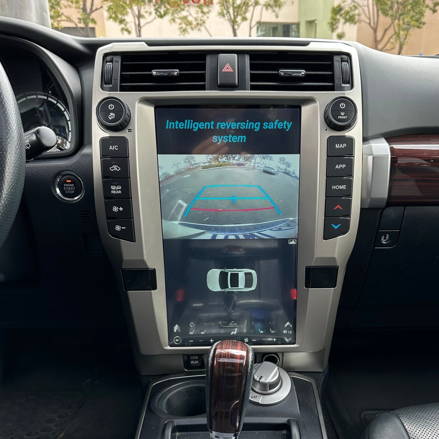 [Open box] 16" Vertical Screen Android 10/12/13/14 fast boot Navi Radio for Toyota 4Runner 2010 - 2024
