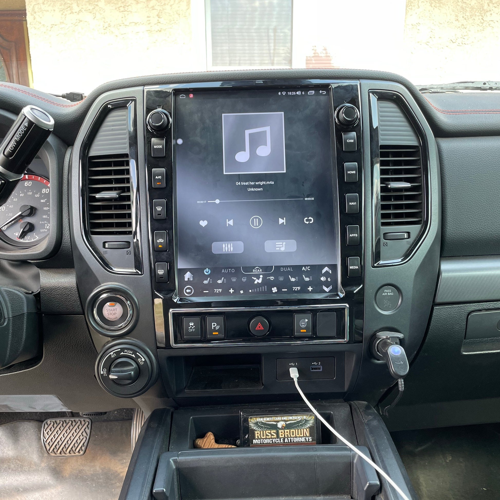 [Open Box] 13” Android 13 Vertical Screen Navigation Radio for Nissan Titan (XD) 2020 - 2025