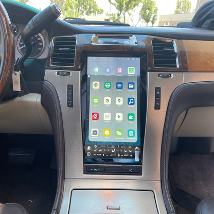 [ NEW ] 13.6" Android 13/14 VERTICAL SCREEN Navigation Radio for Cadillac Escalade 2007 - 2014