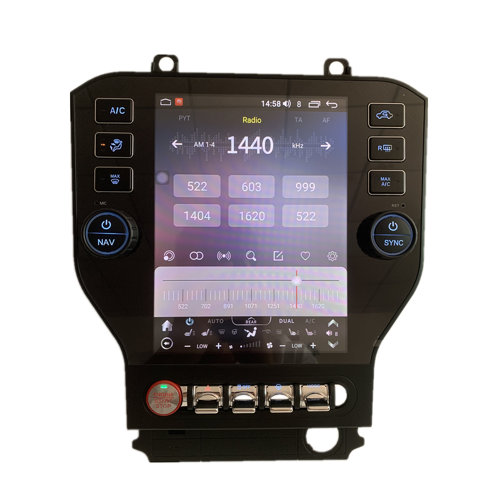 10.4" Vertical Screen Android 13/14 Fast boot Navigation Radio for Ford Mustang 2015 - 2023
