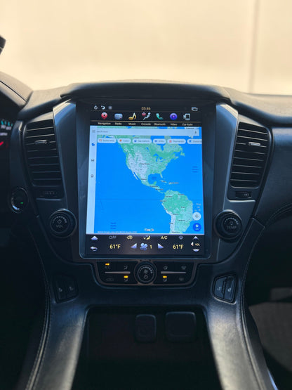 12.1/14.5" 13/14 Fast boot Vertical Screen Navigation Radio for Chevrolet Tahoe Suburban GMC Yukon 2015 - 2020