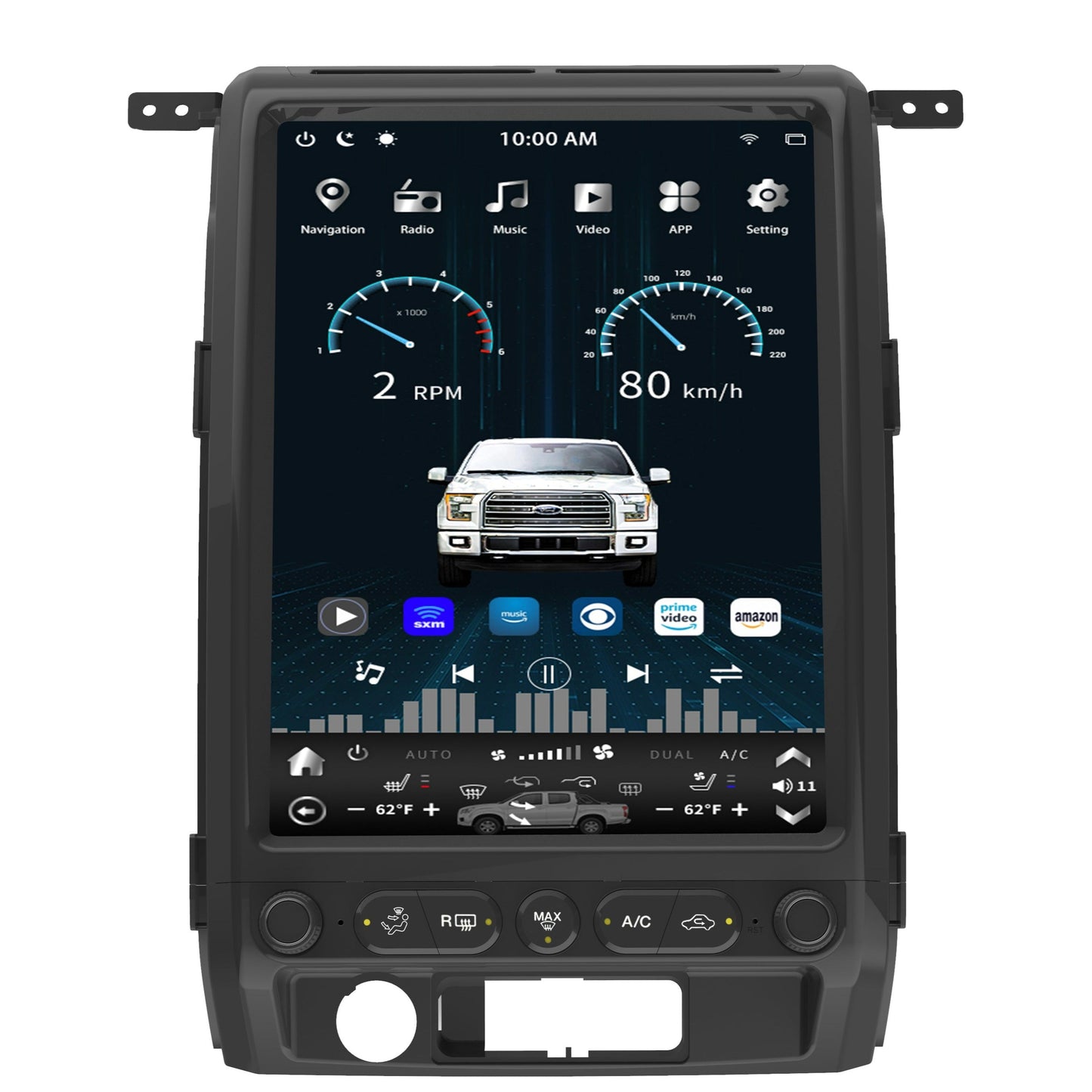 [Open box] 13” Android 9/10/12/13 Vertical Screen Navigation Radio for Ford F-150 2009 - 2014