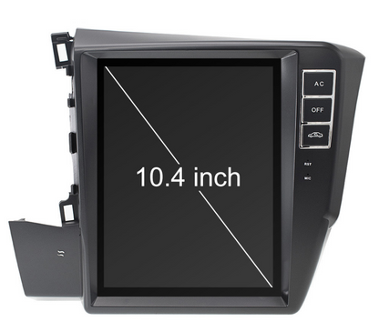 [ G6 octa-core ] 10.4" Vertical Screen Android 13 Fast boot Navigation Radio for Honda Civic 2012