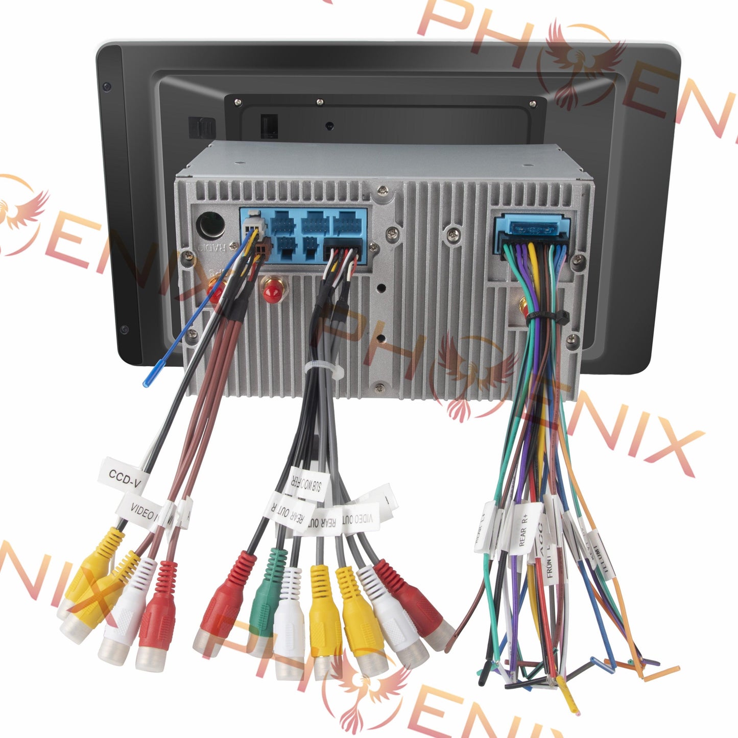 [open box] 13.3" Android 10.0 Universal double din Navigation Radio with Motorized rotatable screen