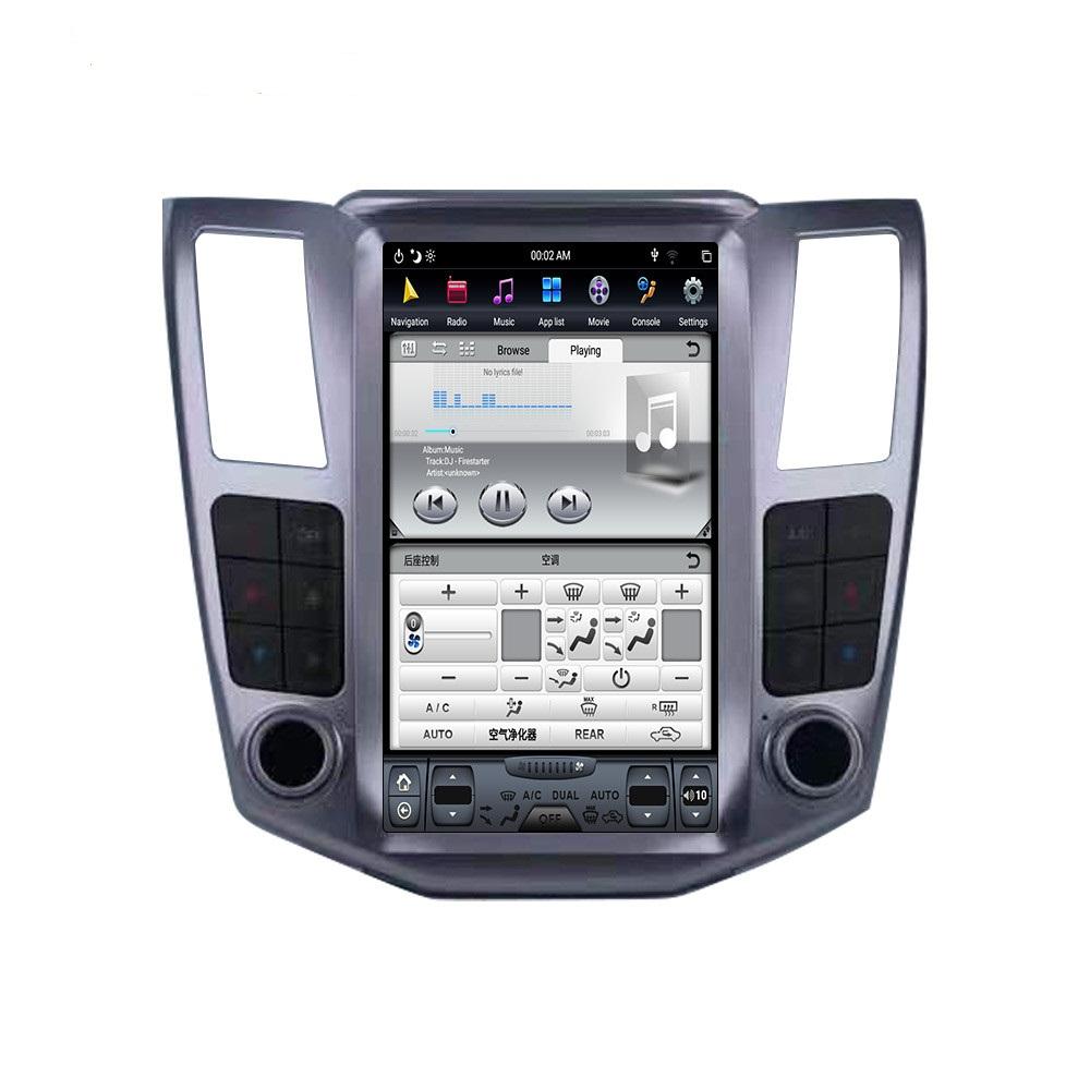 [ G6 octa-core ] 11.8" Vertical Screen Android 13 Fast boot Navigation Radio for Lexus RX RX300 RX330 RX350 RX400h 2003 - 2008