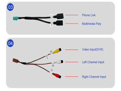 [open box] 13.3" Android 10.0 Universal double din Navigation Radio with Motorized rotatable screen