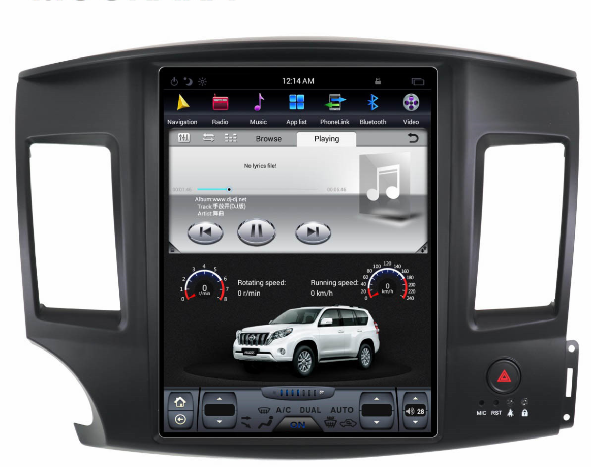 [ G6 octa-core ] 12.1" Android 13 Fast boot Navigation Radio for Mitsubishi Lancer 2010 - 2016