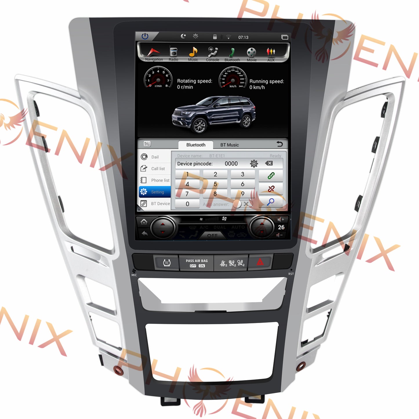 [Pre-order] [ PX6 SIX-CORE ] 10.4" ANDROID 9 Fast Boot Vertical Screen Navi Radio for Cadillac CTS 2008 - 2013 CTS-V 2009 - 2014 | Phoenix Automotive