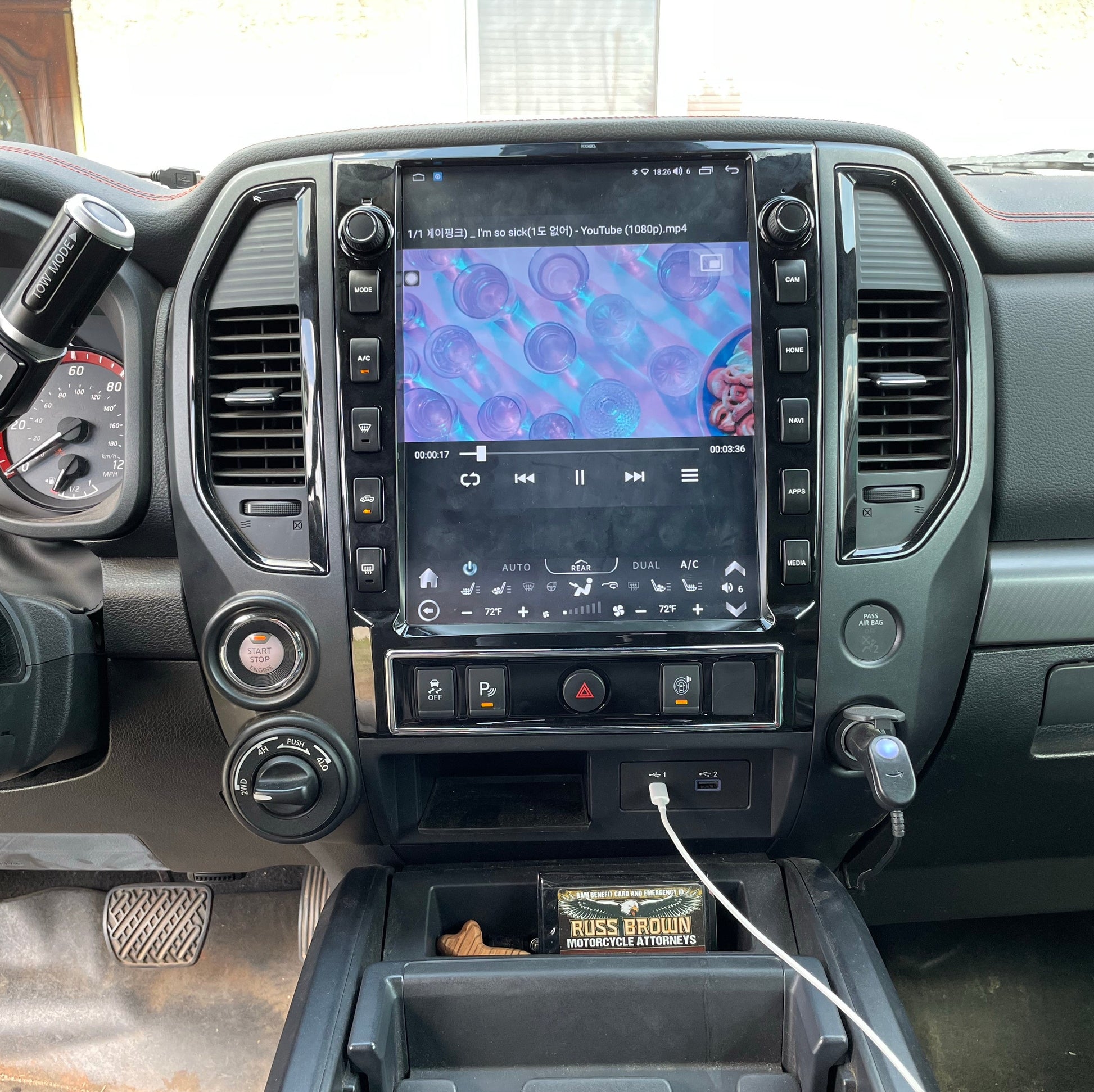 [Open Box] 13” Android 13 Vertical Screen Navigation Radio for Nissan Titan (XD) 2020 - 2025