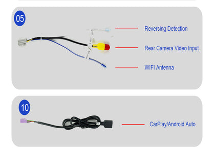 [open box] 13.3" Android 10.0 Universal double din Navigation Radio with Motorized rotatable screen