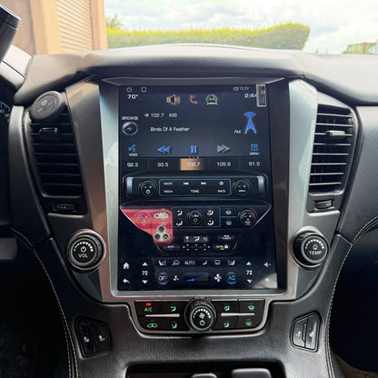 12.1/14.5" 13/14 Fast boot Vertical Screen Navigation Radio for Chevrolet Tahoe Suburban GMC Yukon 2015 - 2020