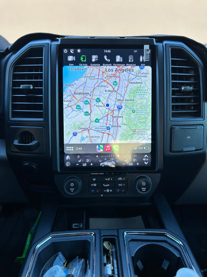 [Open Box] 13/16" Android 10/12/13/14 Vertical Screen Navigation Radio for Ford F-150 F-250 F-350 F-450 F-550 2015-2020