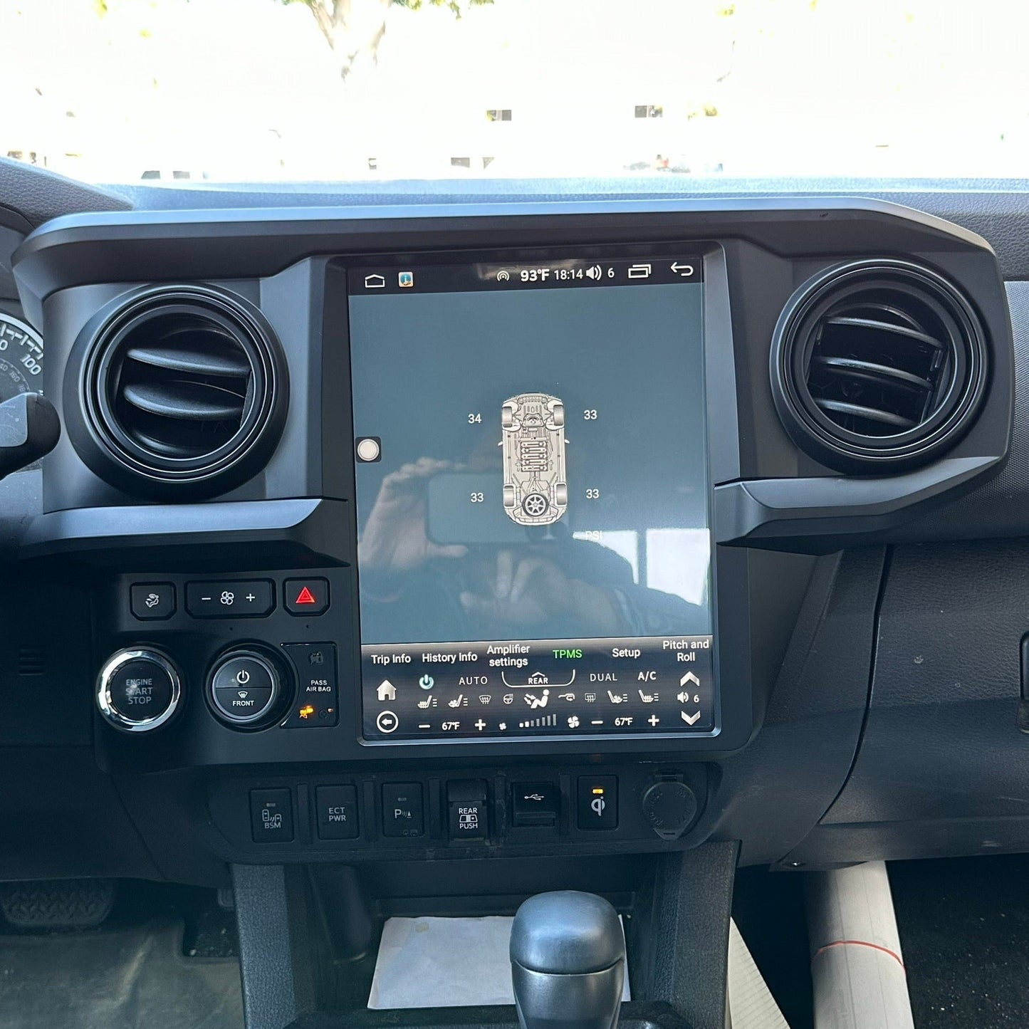 [Open Box] 12.1” Android 13 fast boot Vertical Screen Navigation Radio for Toyota Tacoma 2016 - 2023