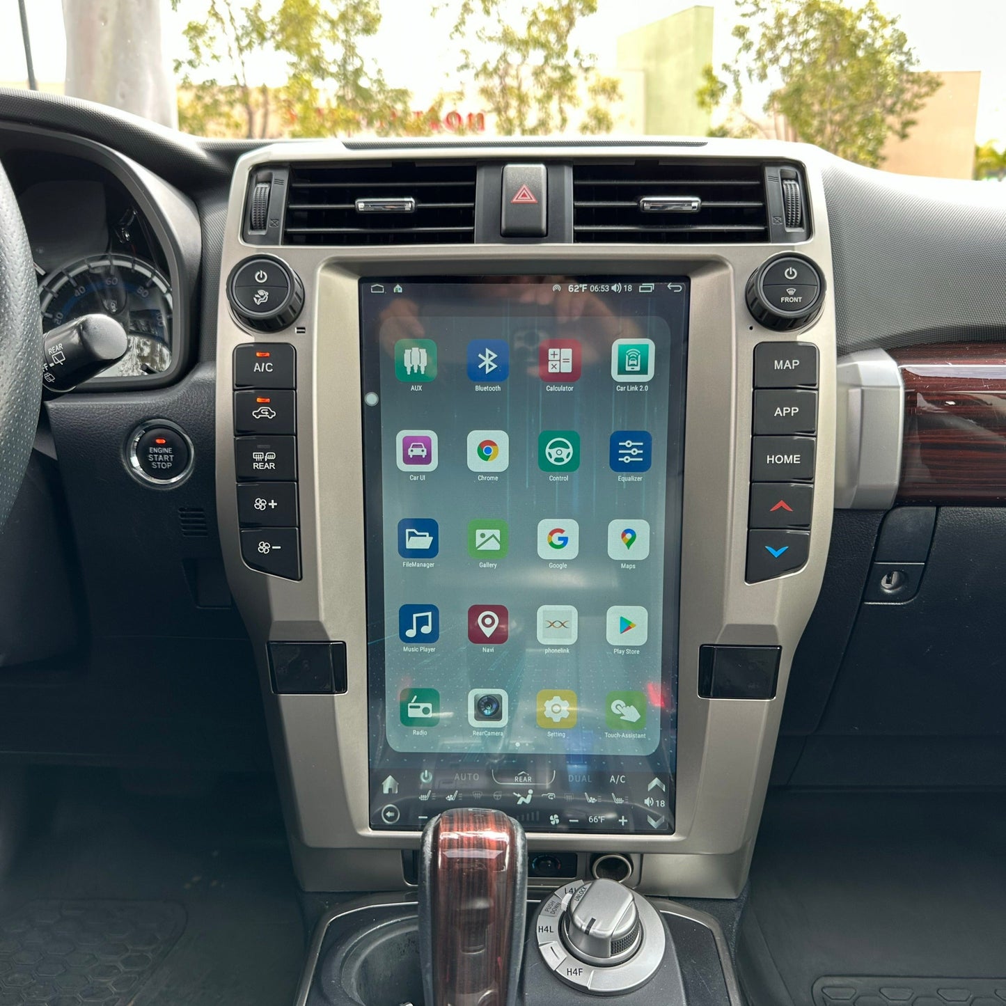 [Open box] 16" Vertical Screen Android 10/12/13/14 fast boot Navi Radio for Toyota 4Runner 2010 - 2024