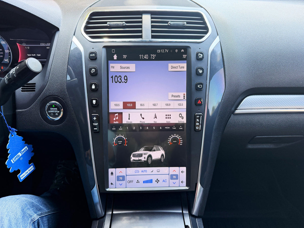13.6/14.5" Android 13/14 Vertical Screen Navigation Radio for Ford Explorer 2011 - 2019