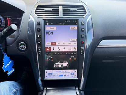 13.6" VERTICAL SCREEN ANDROID 13/14 Fast boot NAVIGATION RADIO FOR FORD EXPLORER 2011-2019