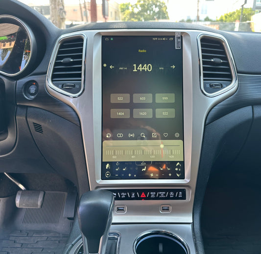 [Open Box] 13.6" Vertical Screen Android 12/13/14 Fast boot Navigation Radio for Jeep Grand Cherokee 2010 - 2022