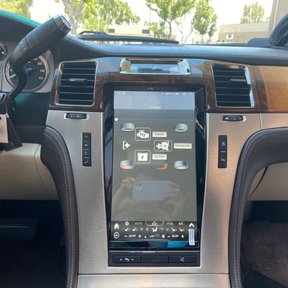 [open box] 13.6" Android 12/13/14 VERTICAL SCREEN Navigation Radio for Cadillac Escalade 2007 - 2014
