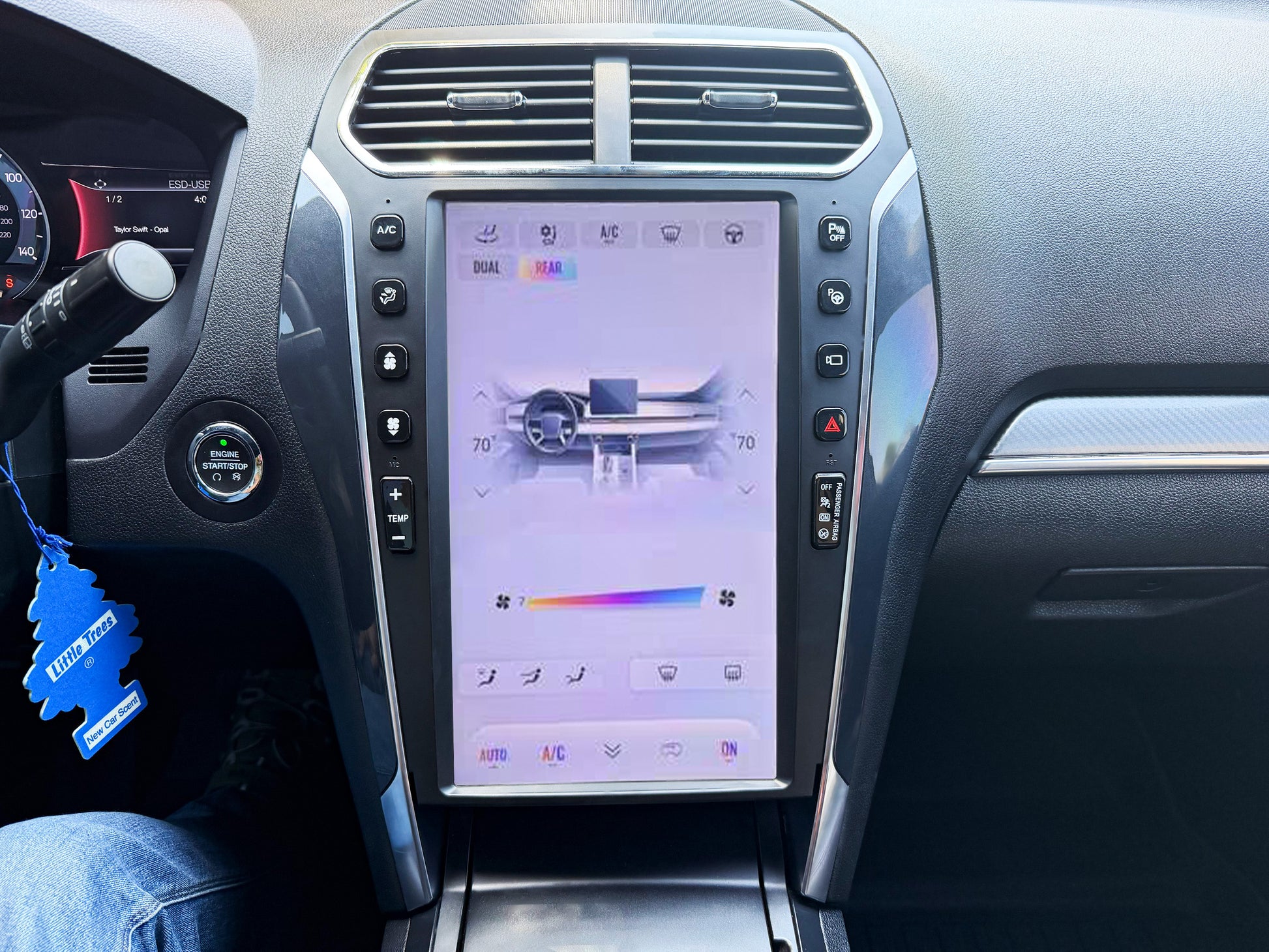 13.6" Android 13/14 Vertical Screen Navigation Radio for Ford Explorer 2011 - 2019