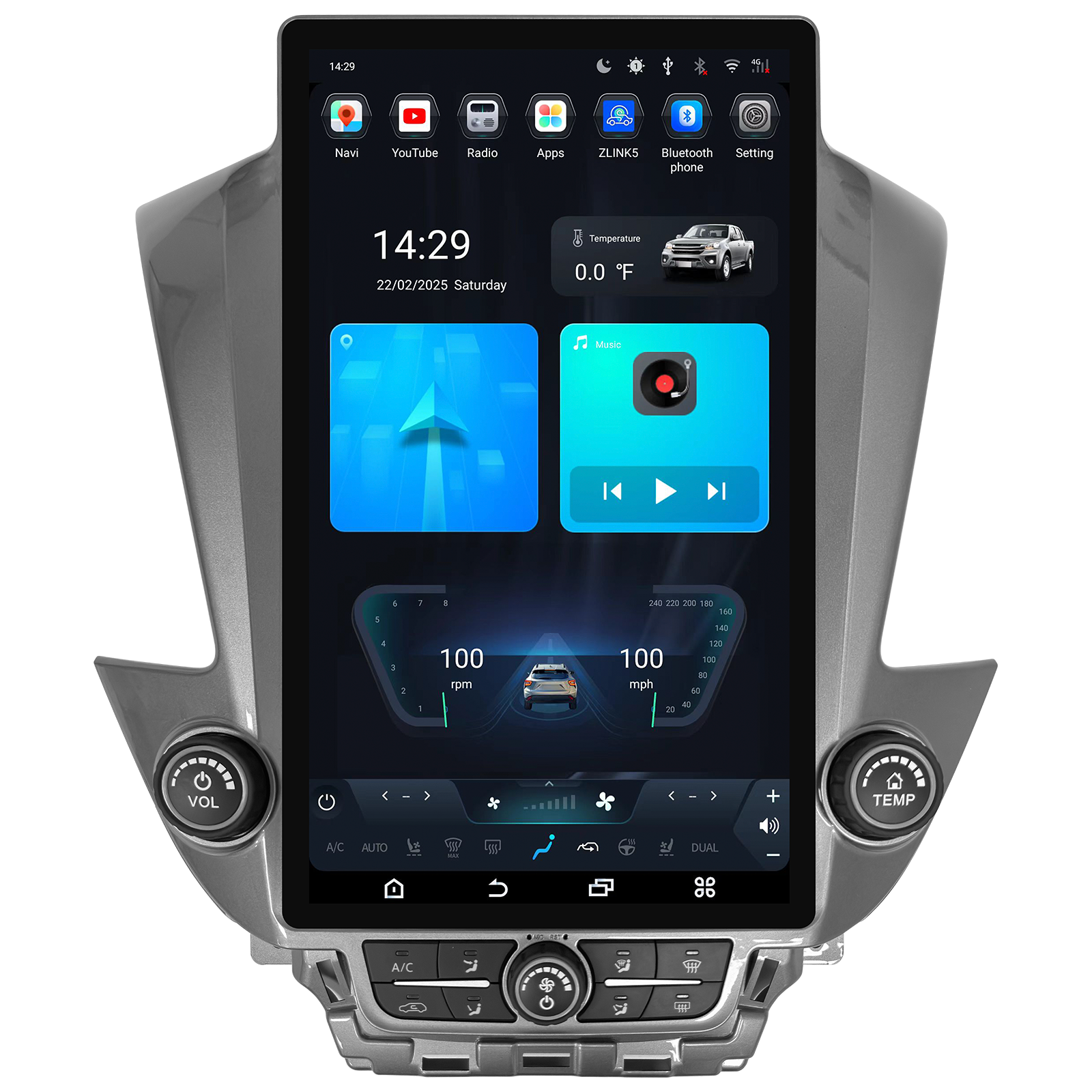 12.1/14.5" Android 9/13 Fast boot Vertical Screen Navigation Radio for Chevrolet Tahoe Suburban GMC Yukon 2015 - 2020