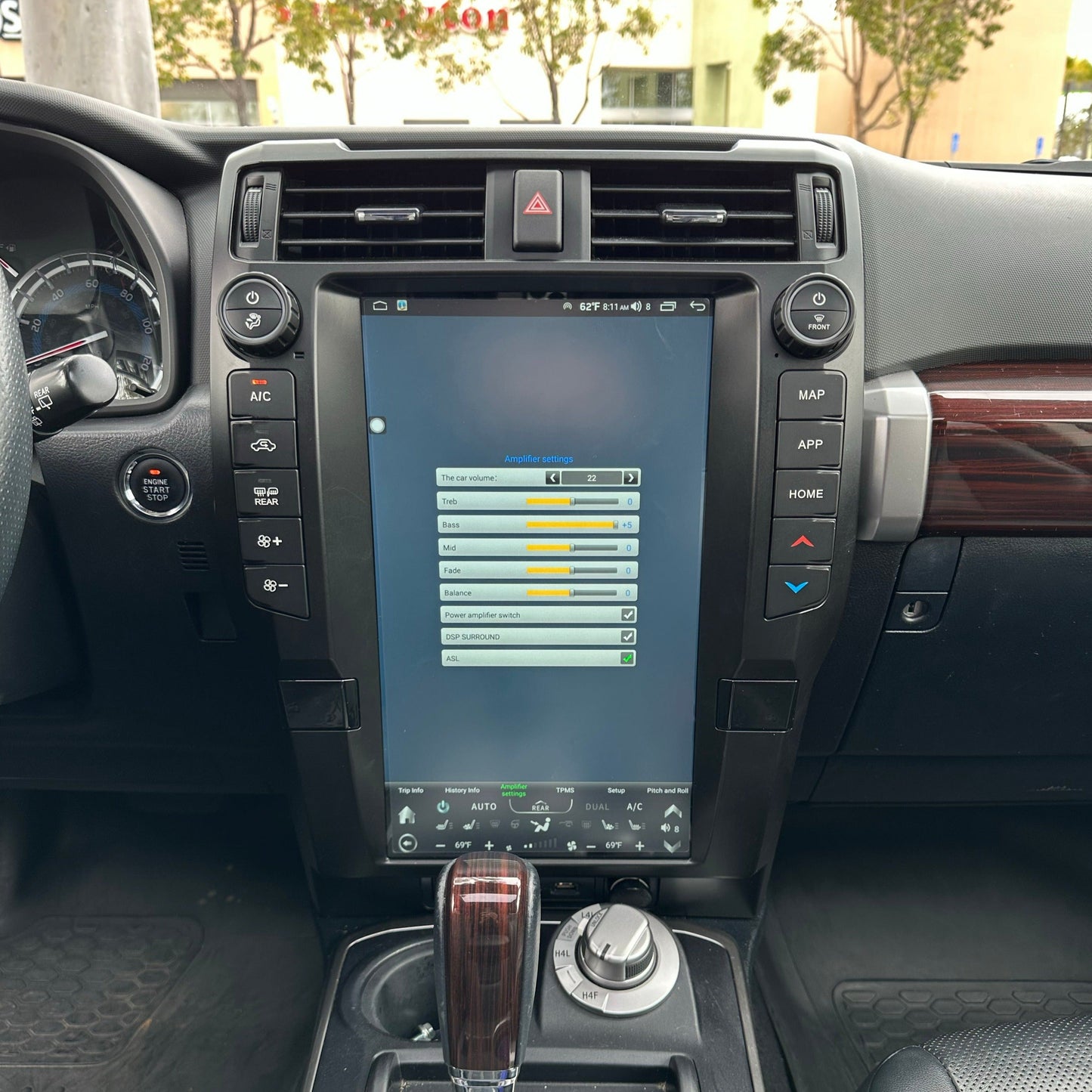 [Open box] 16" Vertical Screen Android 10/12/13/14 fast boot Navi Radio for Toyota 4Runner 2010 - 2024