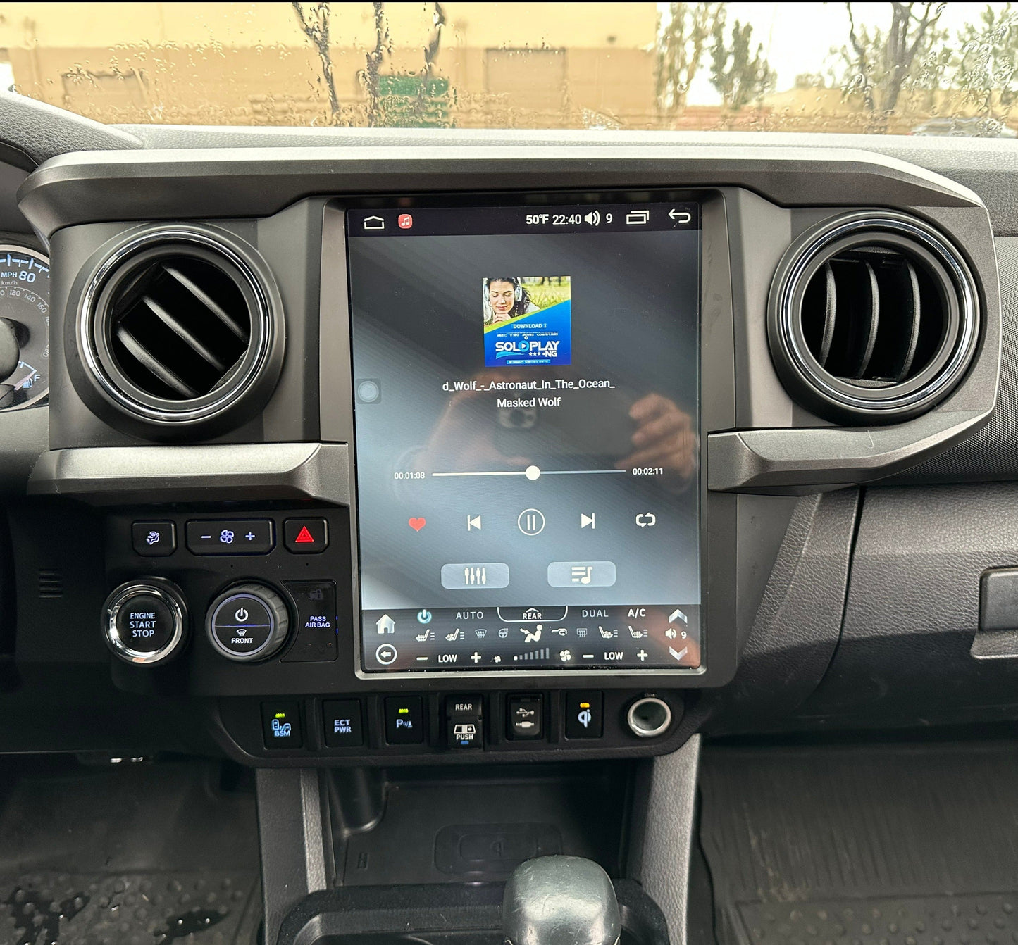 [Open Box] 12.1” Android 13 fast boot Vertical Screen Navigation Radio for Toyota Tacoma 2016 - 2023