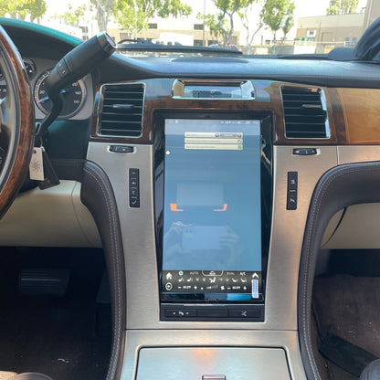 13.6" Android 13/14 VERTICAL SCREEN Navigation Radio for Cadillac Escalade 2007 - 2014
