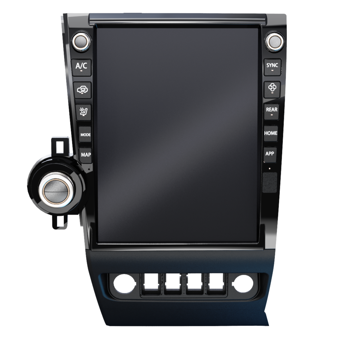 [open box] Qualcomm6125/SC7870 13" Android 13/14 Fast boot Vertical Screen Navigation Radio for Toyota Tundra 2007 - 2013 Sequoia 2008 - 2022