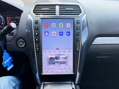 13.6" VERTICAL SCREEN ANDROID 13/14 Fast boot NAVIGATION RADIO FOR FORD EXPLORER 2011-2019