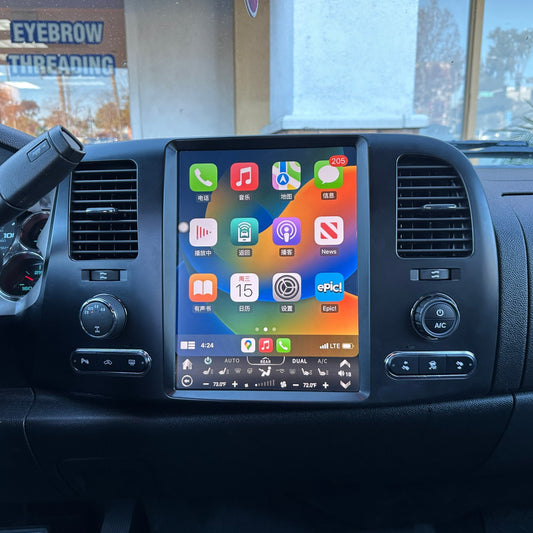 [Open box] 12.1” Android 10/12/13/14 fast boot Vertical Screen Navigation Radio for Chevrolet Silverado GMC Sierra 2007 - 2013
