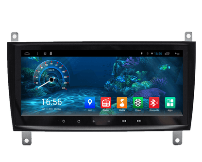 8.8" Octa-core Metal Trim Android Navigation Radio for Mercedes Benz C CLK W203 C200 C230 C320 CLK350