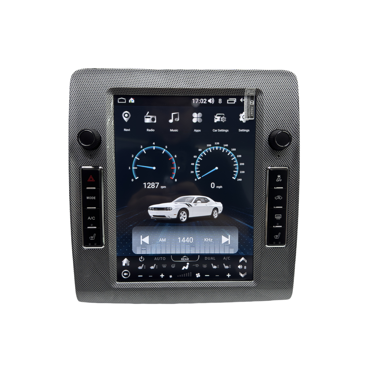 10.4" Vertical Screen Android 13/14 Fast boot Navigation Radio for Dodge Challenger 2008 - 2014