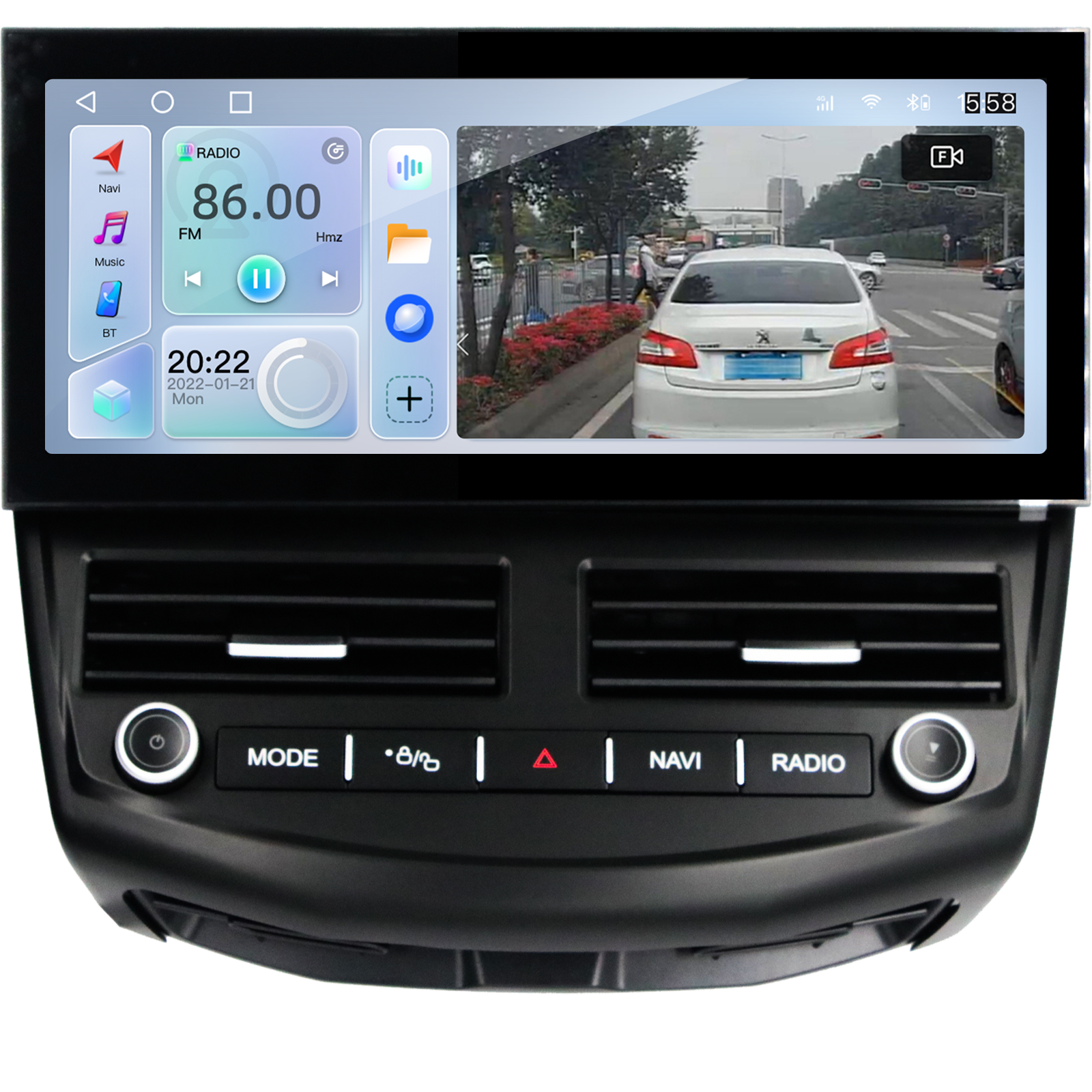 12.3 Inch Android 14 Universal Car Radio Stereo Android Auto Carplay for Ford Focus 2012-2018