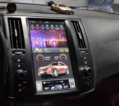 [ G6 octa-core ] 11.8" Vertical Screen Android 13 Fast boot Navigatio Receiver for Infiniti FX25 FX35 FX37 2004 - 2008