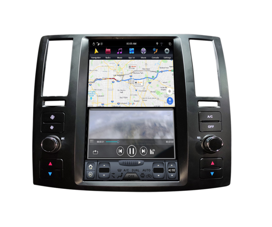 [ G6 octa-core ] 11.8" Vertical Screen Android 13 Fast boot Navigatio Receiver for Infiniti FX25 FX35 FX37 2004 - 2008