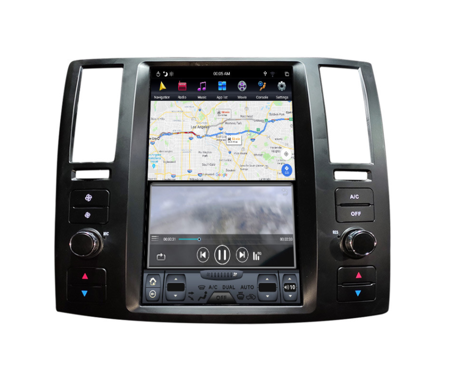 [Open-box] [PX6 SIX-CORE] 11.8" Vertical Screen Android 9 / 11 Fast boot Navigation Receiver for Infiniti FX25 FX35 FX37 2004 - 2008