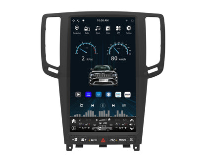 [open box] Qualcomm6125/Sc7870 13.6" Vertical Screen Android 12/13/14 Fast boot Navigation Receiver for Infiniti G25 G35 G37 Q40 Q60 2007 - 2015