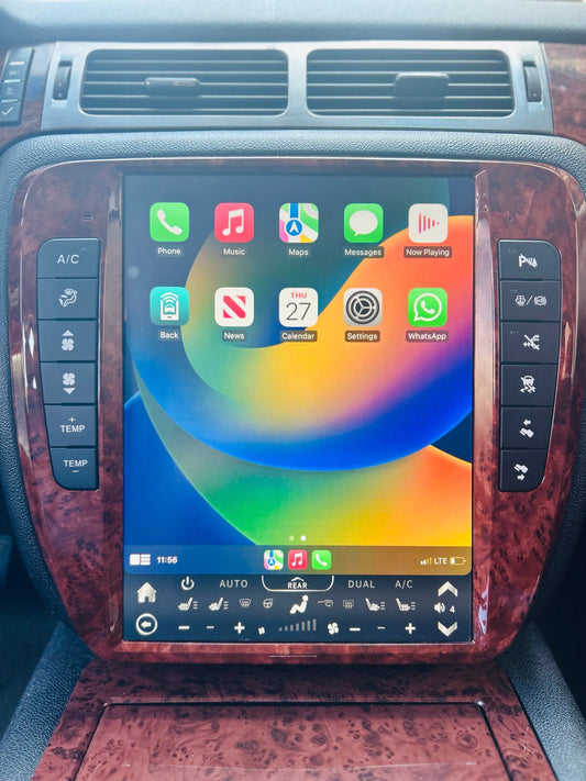 13" Android 13/14 Navigation Radio for Chevrolet Silverado Tahoe Suburban GMC Yukon Sierra Avalanche 2007 - 2014