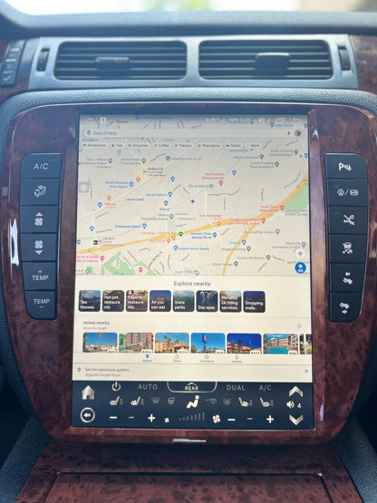 13" Android 13/14 Navigation Radio for Chevrolet Silverado Tahoe Suburban GMC Yukon Sierra Avalanche 2007 - 2014