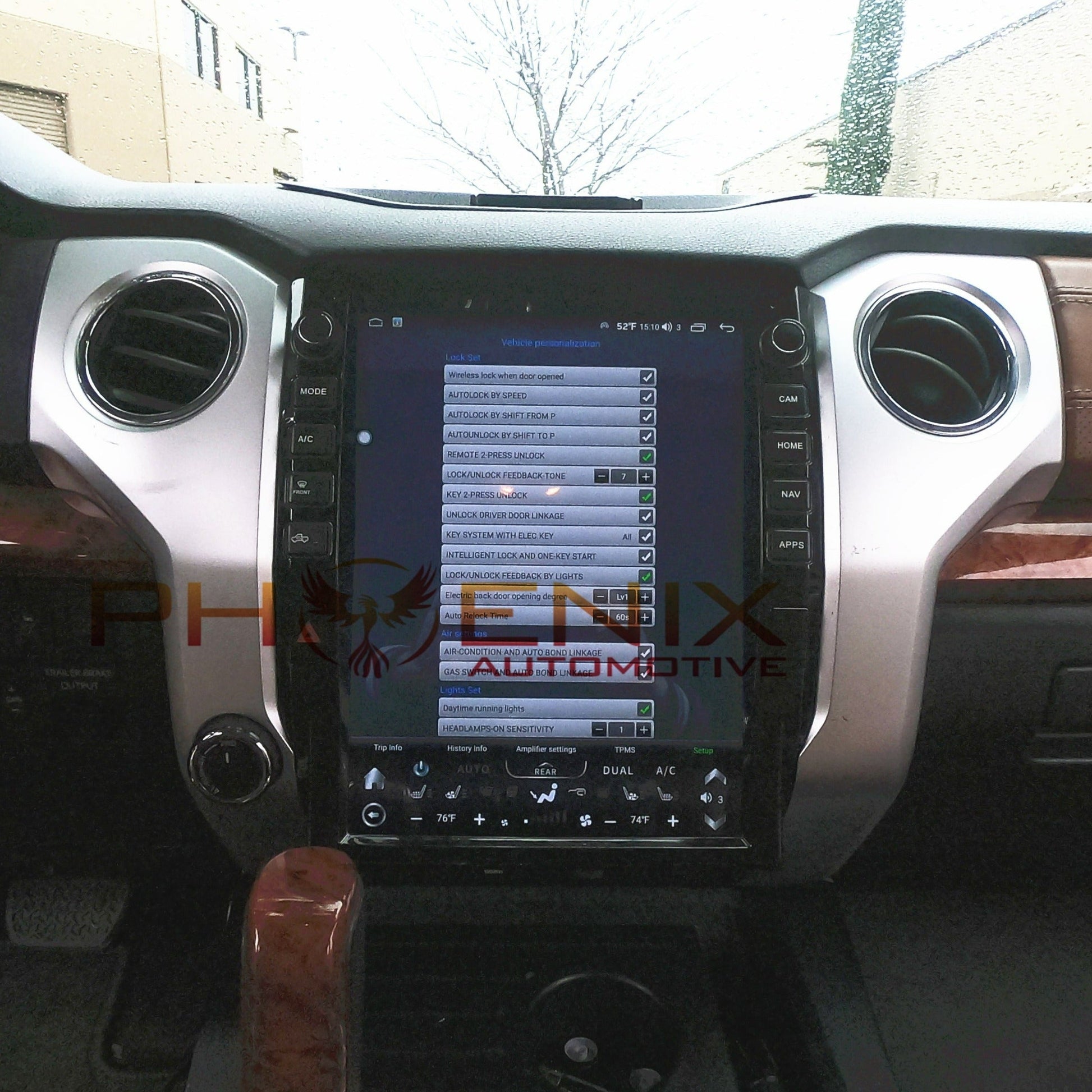 [ New ] 13” Android 13 Vertical Screen Navigation Radio for Toyota Tundra 2014 - 2021 | Phoenix Automotive