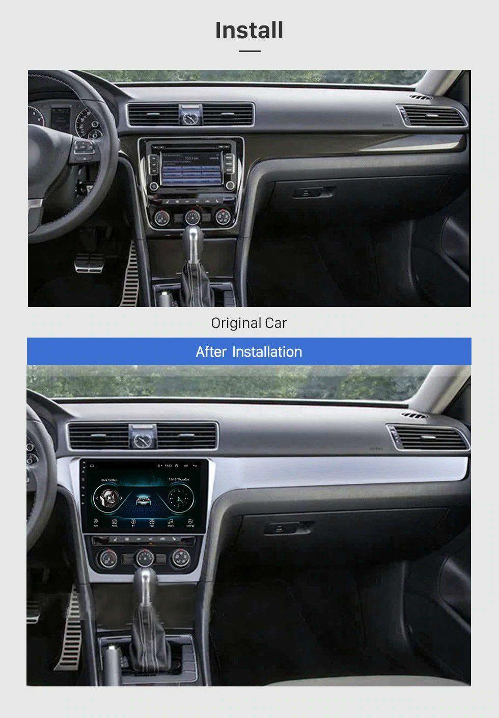[open box] 10.1 Octa-Core Android Navigation Radio for VW Volkswagen Passat 2012-2016