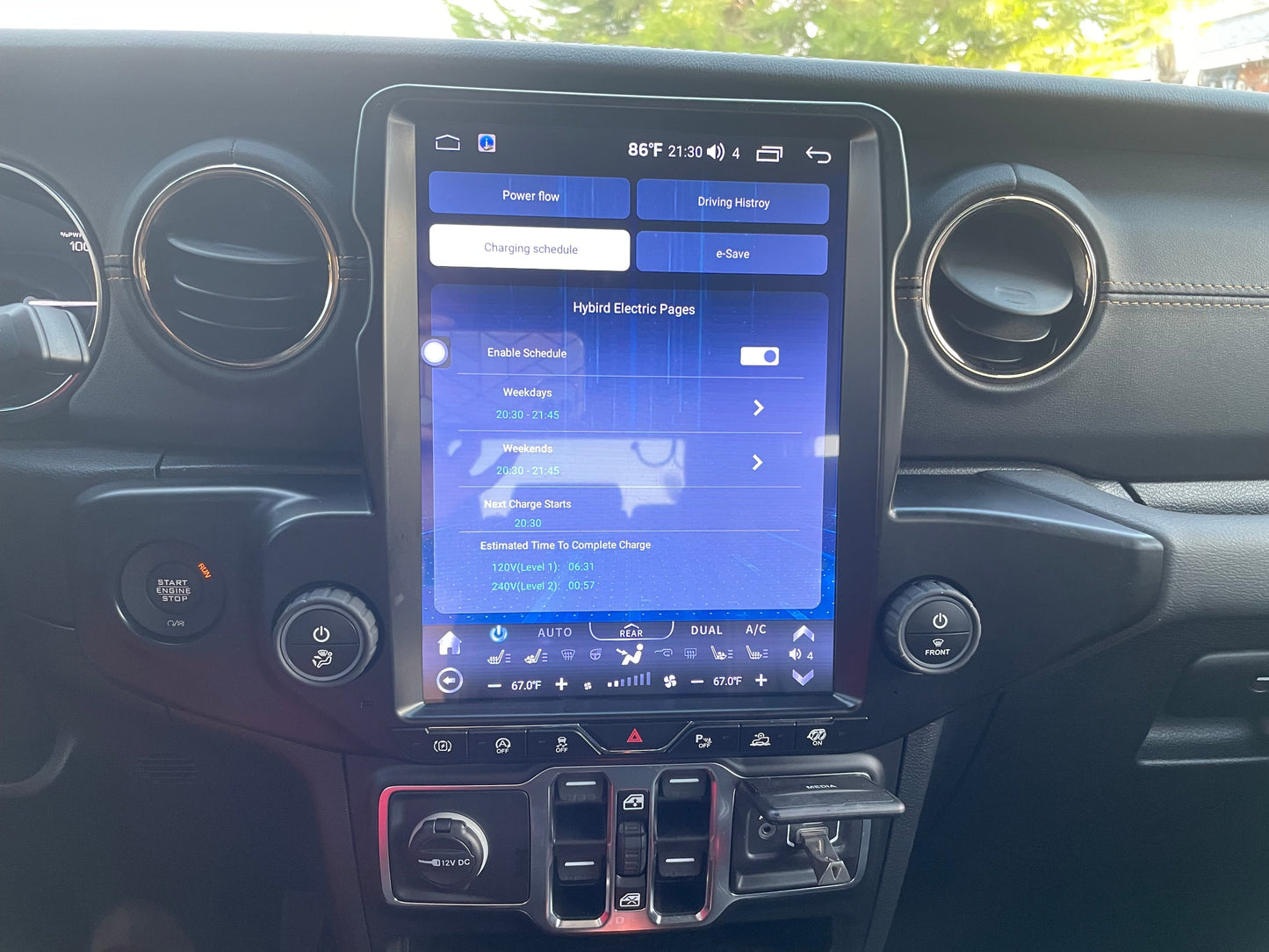 [Open box] 12.1” Android 10 /12/ 13/14 Vertical Screen Navigation Radio for Jeep Wrangler JL 2018 - 2023